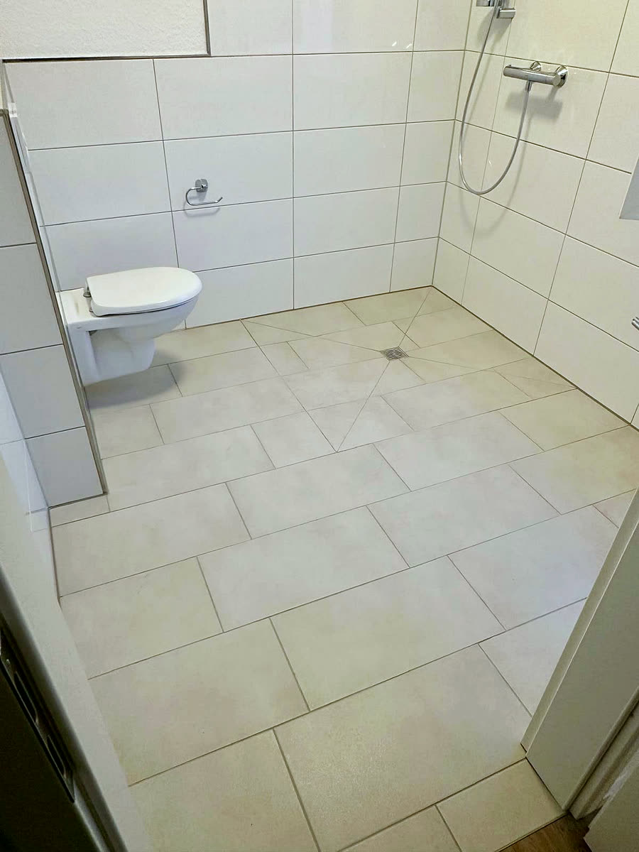 Nachher: Badezimmer im Neubau